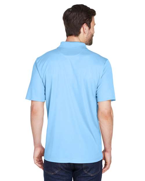 UltraClub 8210 Cool & Dry Mesh Piqué Polo - Columbia Blue - model back