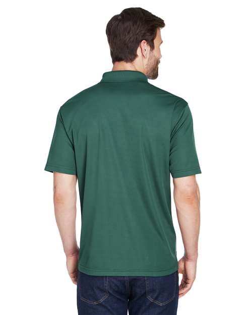 UltraClub 8210 Cool & Dry Mesh Piqué Polo - Forest Green - model back