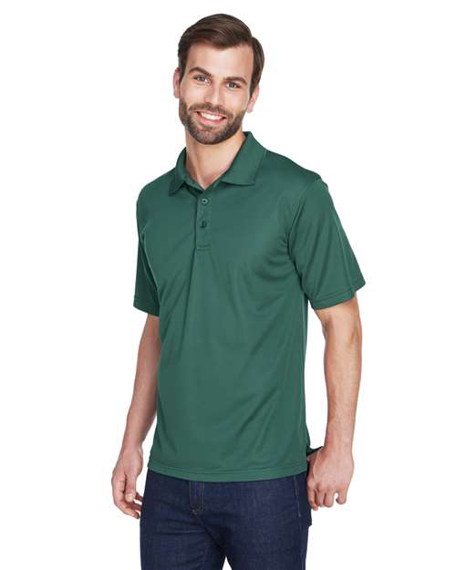 UltraClub 8210 Cool & Dry Mesh Piqué Polo - Forest Green - model side