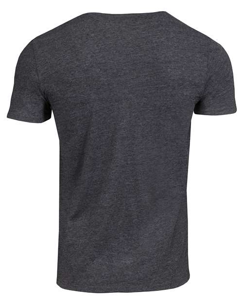 Threadfast Apparel 102A Triblend T-Shirt - Black Triblend - back