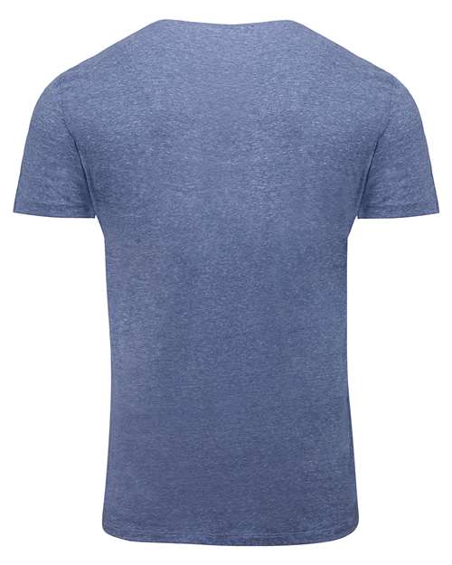 Threadfast Apparel 102A Triblend T-Shirt - Navy Triblend - back