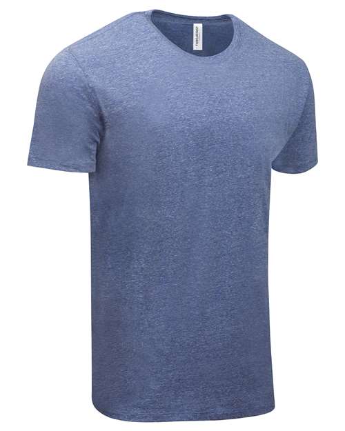 Threadfast Apparel 102A Triblend T-Shirt - Navy Triblend - side