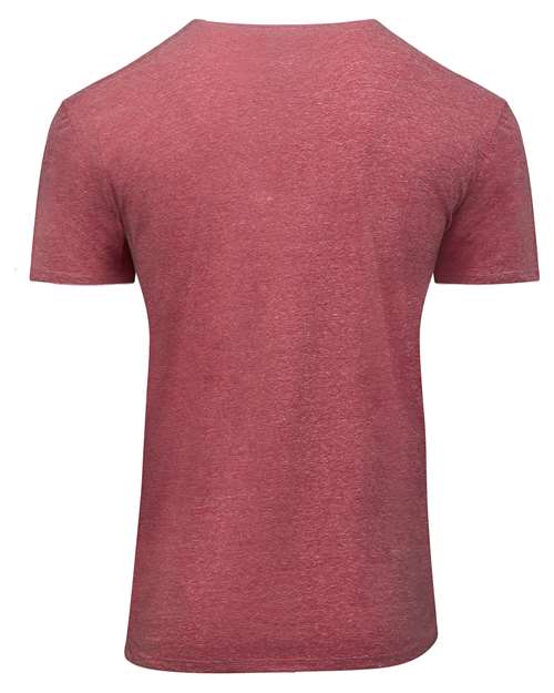 Threadfast Apparel 102A Triblend T-Shirt - Red Triblend - back