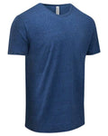 Threadfast Apparel 102A Triblend T-Shirt - Royal Black Triblend - side