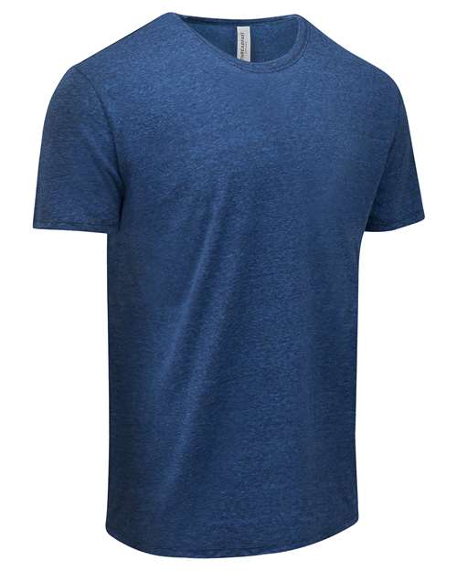 Threadfast Apparel 102A Triblend T-Shirt - Royal Black Triblend - side