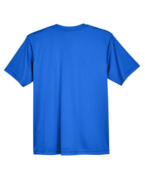 UltraClub 8420Y Youth Cool & Dry Sport Performance Interlock T-shirt - Royal - back