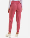 Onna NN610 Women's Energized Stretch Jogger Scrub Pants - Calm Pink - model back
