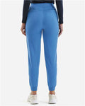 Onna NN610 Women's Energized Stretch Jogger Scrub Pants - Ceil Blue - model back