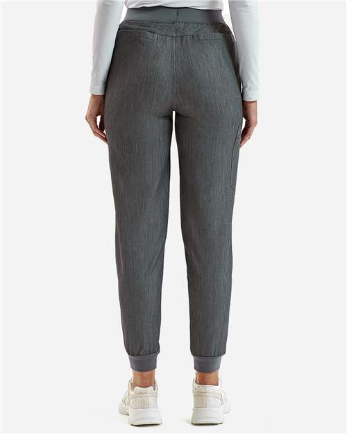 Onna NN610 Women's Energized Stretch Jogger Scrub Pants - Dynamo Grey - model back
