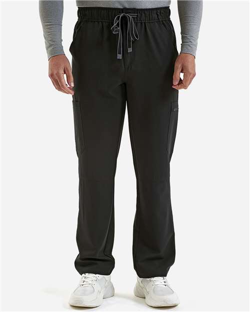 Onna NN500 Men's Relentless Stretch Cargo Scrub Pants - Black - model front