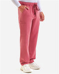 Onna NN500 Men's Relentless Stretch Cargo Scrub Pants - Calm Pink - model side