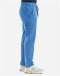 Onna NN500 Men's Relentless Stretch Cargo Scrub Pants - Ceil Blue - model side