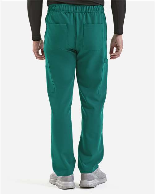 Onna NN500 Men's Relentless Stretch Cargo Scrub Pants - Clean Green - model back
