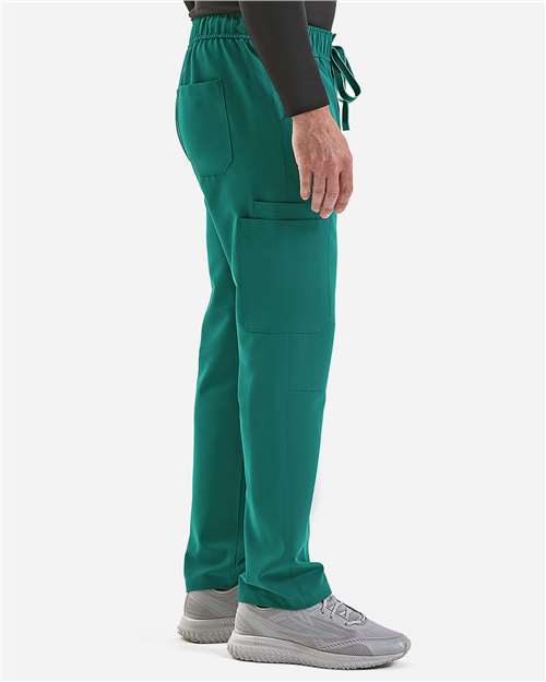 Onna NN500 Men's Relentless Stretch Cargo Scrub Pants - Clean Green - model side