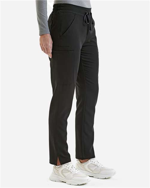 Onna NN600 Women's Relentless Stretch Cargo Scrub Pants - Black - model side