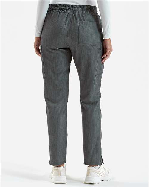 Onna NN600 Women's Relentless Stretch Cargo Scrub Pants - Dynamo Grey - model back