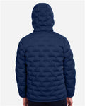 North End NE708 Men's UTK SubDown Loft Puffer Jacket - Classic Navy/ Carbon - model back
