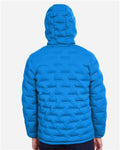 North End NE708 Men's UTK SubDown Loft Puffer Jacket - Olympic Blue/ Carbon - model back