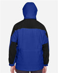 North End 88006 Men's 3-in-1 Two-Tone Parka - Royal Cobalt - model back