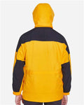 North End 88006 Men's 3-in-1 Two-Tone Parka - Sun Ray - model back