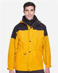 North End 88006 Men's 3-in-1 Two-Tone Parka - Sun Ray - model front