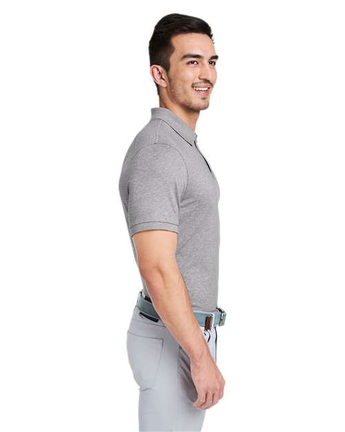 vineyard vines G011147 Men's Edgartown Pique Polo - Barracuda - model side