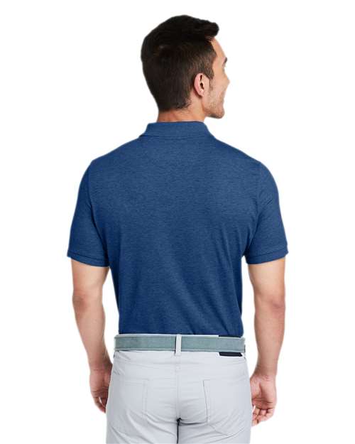 vineyard vines G011147 Men's Edgartown Pique Polo - Deep Bay - model back