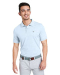 vineyard vines G011147 Men's Edgartown Pique Polo - Jake Blue - model front