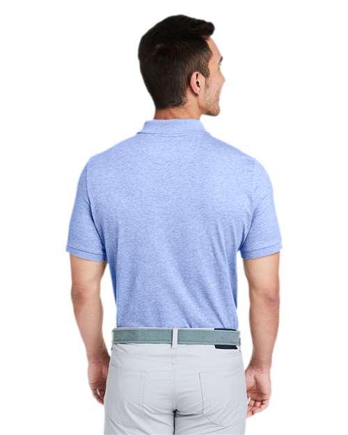 vineyard vines G011147 Men's Edgartown Pique Polo - Tide Blue - model back