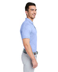 vineyard vines G011147 Men's Edgartown Pique Polo - Tide Blue - model side