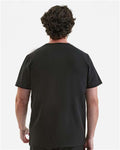Onna NN200 Men's Limitless V-Neck Stretch Scrub Top - Black - model back