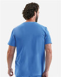 Onna NN200 Men's Limitless V-Neck Stretch Scrub Top - Ceil Blue - model back