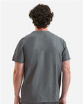 Onna NN200 Men's Limitless V-Neck Stretch Scrub Top - Dynamo Grey - model back