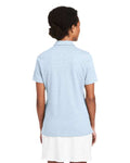 vineyard vines G001189 Women's Edgartown Pique Polo - Jake Blue - model back