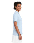 vineyard vines G001189 Women's Edgartown Pique Polo - Jake Blue - model side