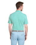 vineyard vines G011145 Men's Heathered Winstead Sankaty Polo - Antigua Green - model back