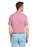 vineyard vines G011145 Men's Heathered Winstead Sankaty Polo - Light House Red - model back
