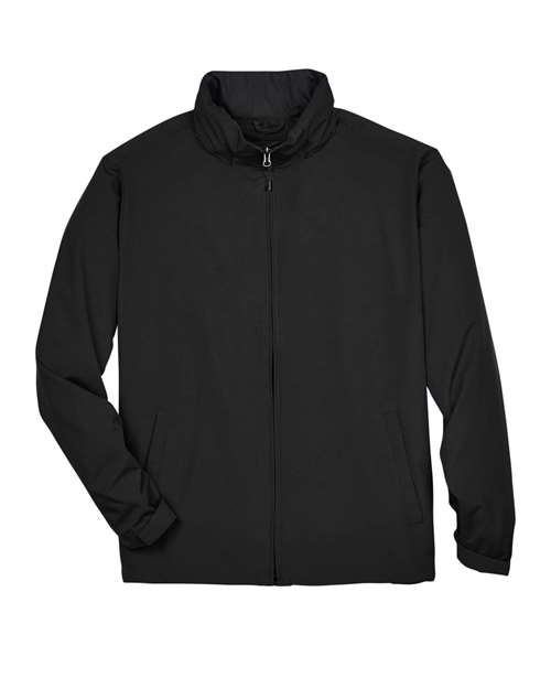 North End 88083 Men's Techno Lite Jacket - Black - front