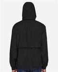 North End 88083 Men's Techno Lite Jacket - Black - model back