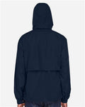 North End 88083 Men's Techno Lite Jacket - Midnight Navy - model back