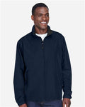 North End 88083 Men's Techno Lite Jacket - Midnight Navy - model front