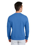vineyard vines K002711 Men's Garment-Dyed Crewneck Sweatshirt - Kingfisher - model back