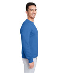 vineyard vines K002711 Men's Garment-Dyed Crewneck Sweatshirt - Kingfisher - model side