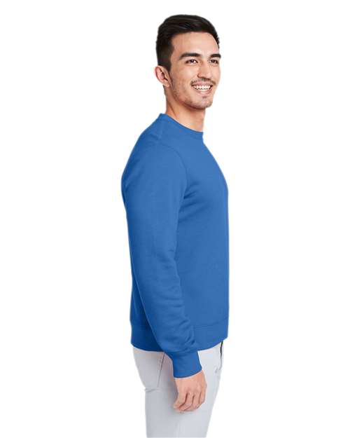 vineyard vines K002711 Men's Garment-Dyed Crewneck Sweatshirt - Kingfisher - model side