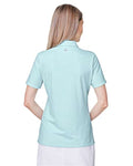 vineyard vines G001320 Women's Fanshell Polo - Crystal Blue - model back
