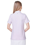 vineyard vines G001320 Women's Fanshell Polo - Lavender/ White Cap - model back