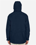 North End 88007 Men's 3-in-1 Parka with Dobby Trim - Midnight Navy - model back
