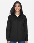 North End 78032 Women's Techno Lite Jacket - Black - model front