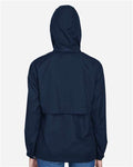North End 78032 Women's Techno Lite Jacket - Midnight Navy - model back
