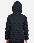 North End NE708W Women's UTK SubDown Loft Puffer Jacket - Black/ Carbon - model back